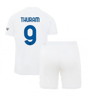 Inter Milan Marcus Thuram #9 Borta Kläder Barn 2023-24 Kortärmad (+ Korta byxor)